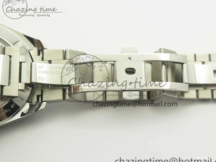 0307 Aqua Terra 150M SS VSF 1:1 Best Edition White Textured Dial Silver Markers on SS Bracelet A8500 Super Clone Chic 8041